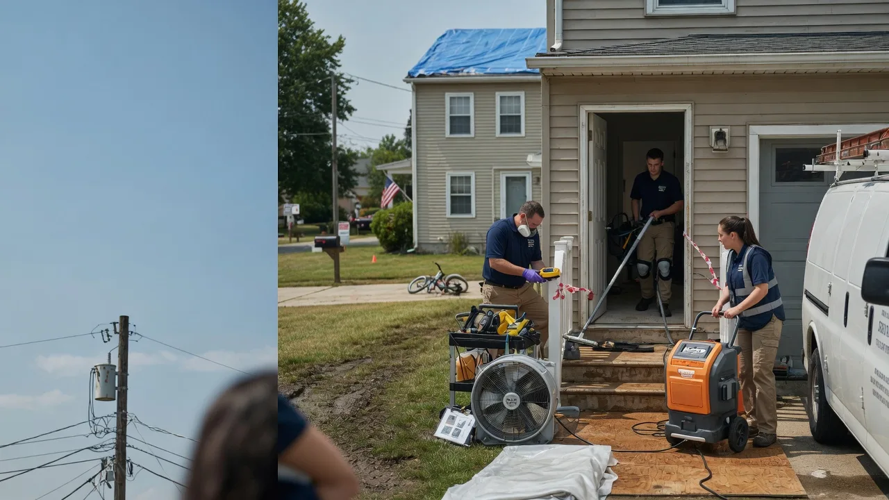 Water Damage Repair in Fultonham, OH near me